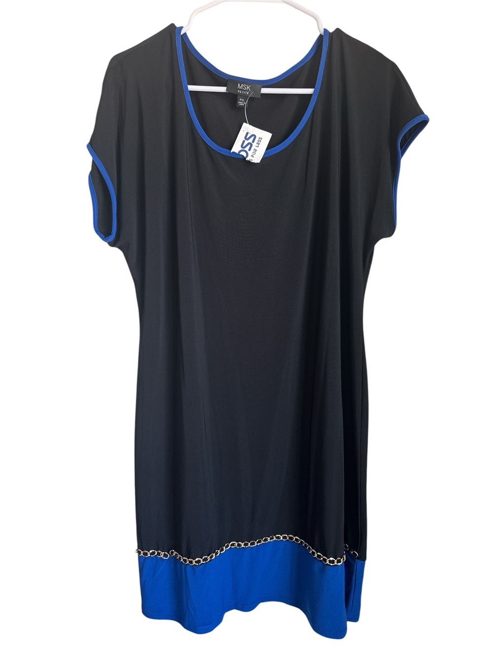 NWT MSK Petite Dress with Chain Detail